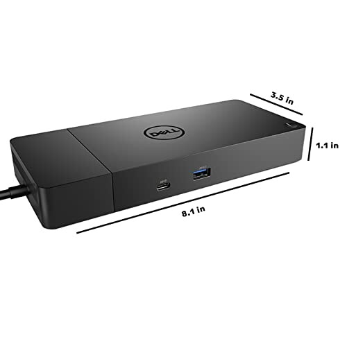 Dell docking station with USB ports and dimensions