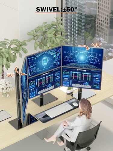 Hemudu Dual Monitor Stand