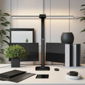 Black Desk Lamp for Office Gaming