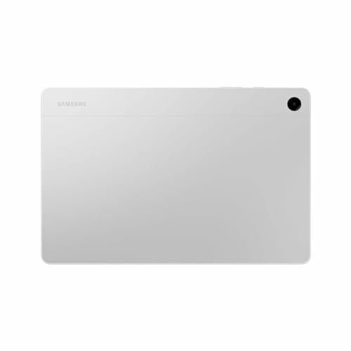 Back view of a Samsung tablet with a camera.