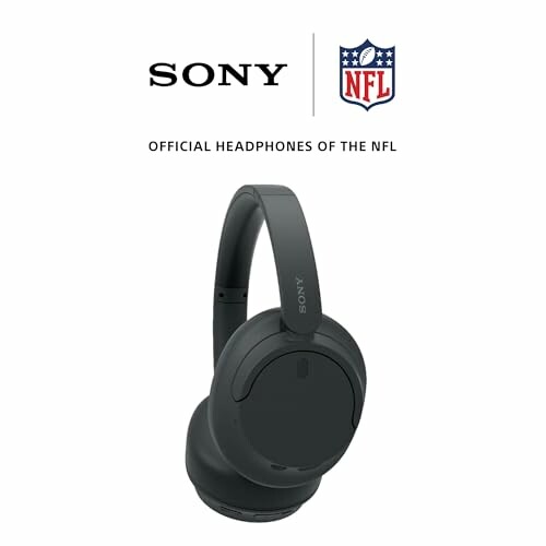 Sony headphones with NFL logo