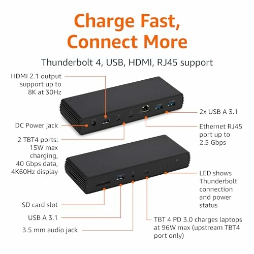Amazon Basics Thunderbolt 4 Docking Station