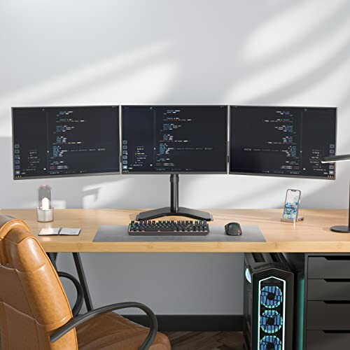 WALI Triple Monitor Stand