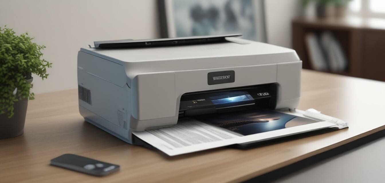Wireless printer with mobile device